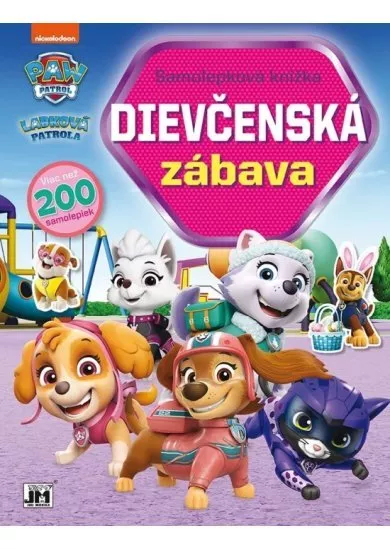 Samolepková knižka/ Labková patrola pre dievčatá