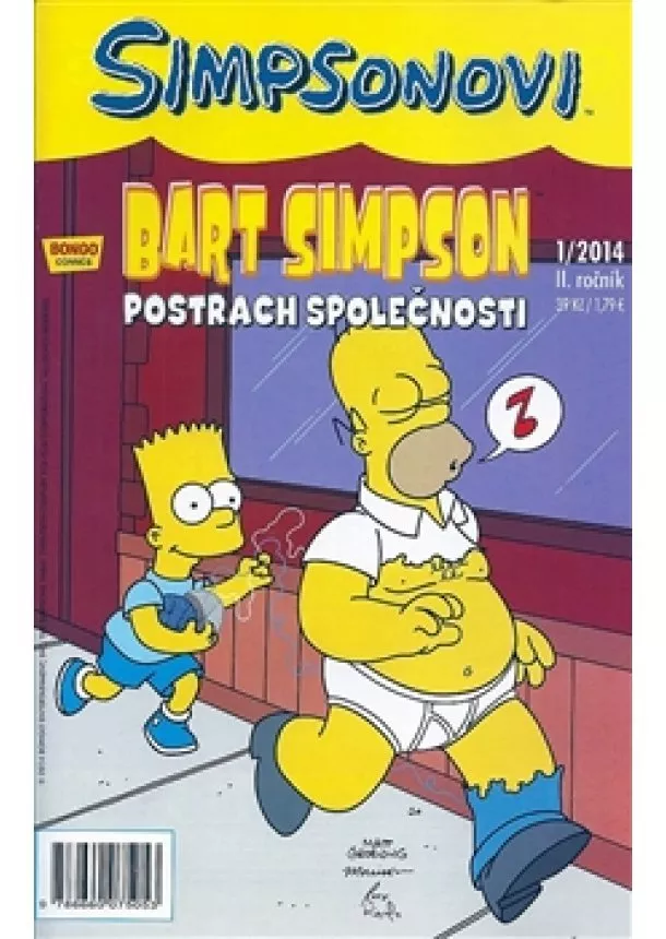 Kolektív autorov - Simpsonovi - Bart Simpson 1/2014 - Postrach společnosti