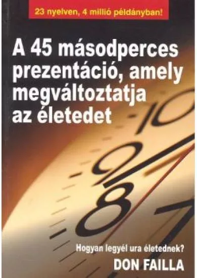 A 45 MÁSODPERCES PREZENTÁCIÓ, AMELY MEGVÁLTOZTATJA AZ ÉLETEDET
