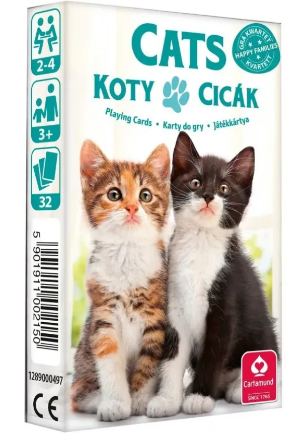 Kártyajáték - Kvarteto Mačky anglická verzia