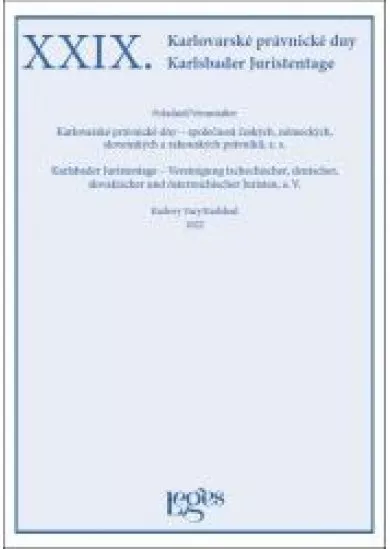 XXIX. Karlovarské právnické dny