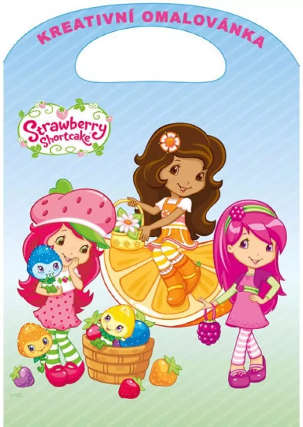 autor neuvedený - Strawberry - Kreativní omalovánky A4 s výsekem