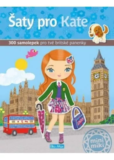 Šaty pro Kate - kniha samolepek