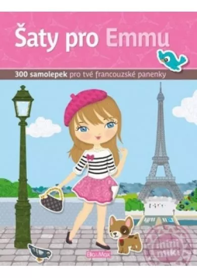 Šaty pro Emmu - kniha samolepek