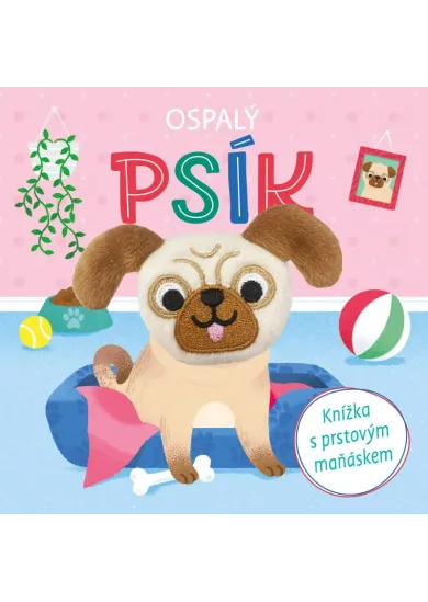 Ospalý psík - Knížka s prstovým maňáskem