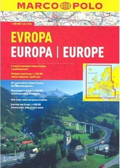 AA - Europa 1:800 000, 1:4,5 mil 