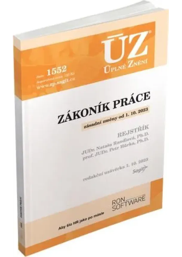 ÚZ 1552 Zákoník práce