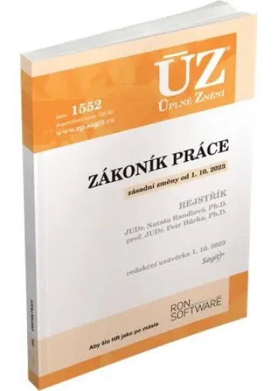 ÚZ 1552 Zákoník práce