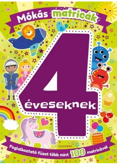 Mókás matricák 4 éveseknek