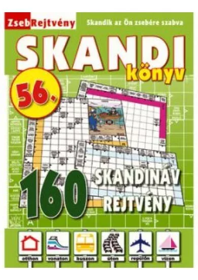 Zsebrejtvény Skandi könyv 56.