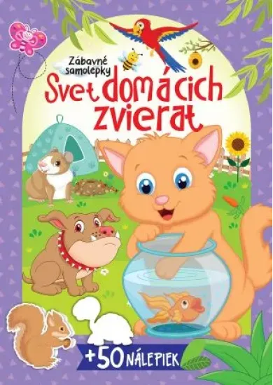 Svet domácich zvierat +50 nálepiek - zábavné samolepky