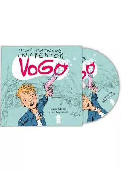 Miloš Kratochvíl:  Inspektor Vogo (čte Borek Kapitančik) - MP3-CD - MP3-CD