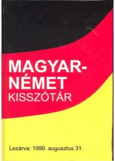 MAGYAR-NÉMET KISSZÓTÁR