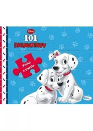 101 Dalmatiínov - Kniha s puzzle