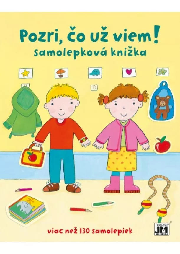 Pozri, čo už viem! Samolepková knižka - viac než 130 samolepiek