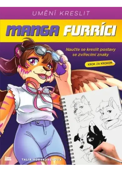 Umění kreslit – Manga furríci - Naučte se kreslit postavy se zvířecími znaky