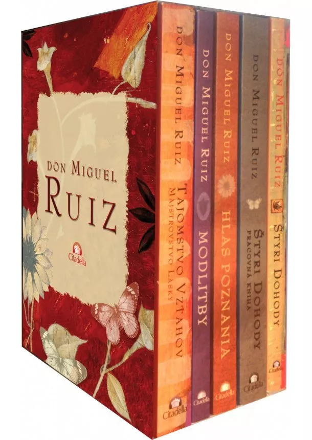 Don Miguel Ruiz - Miguel Ruiz - komplet - 5 kníh múdrosti starých Toltékov