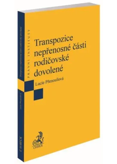 Transpozice nepřenosné části rodičovské dovolené