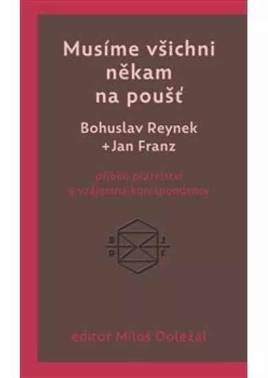 Musíme všichni někam na poušť - příběh přátelství a vzájemná korespondence