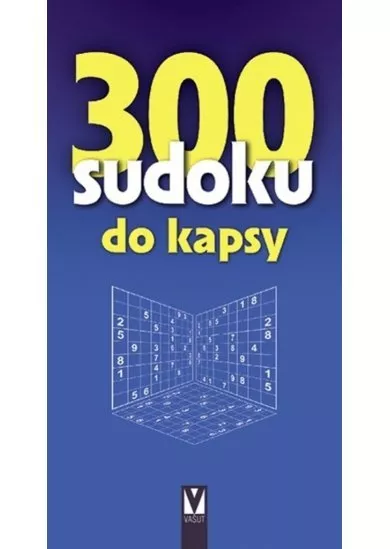 300 sudoku do kapsy ( modrá )