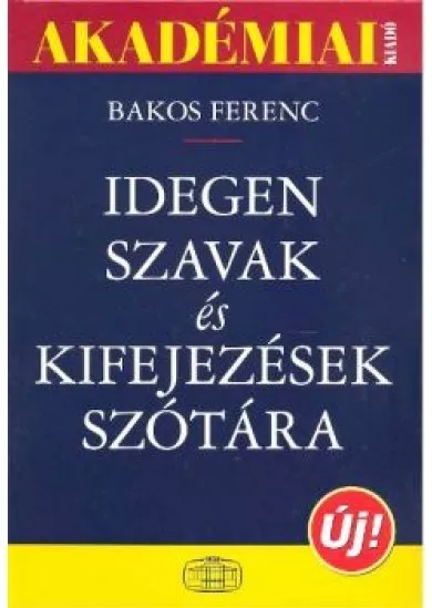 Idegen szavak és kifejezések szótára