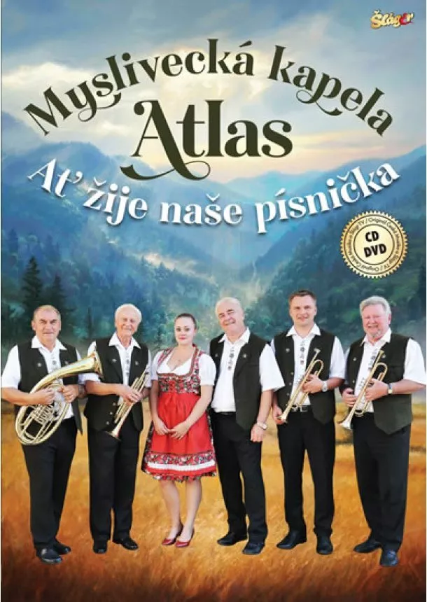 autor neuvedený - VARIOUS  MYSLIVECKÁ KAPELA ATLAS-AŤ ŽIJE PÍSNIČKA CD+DVD