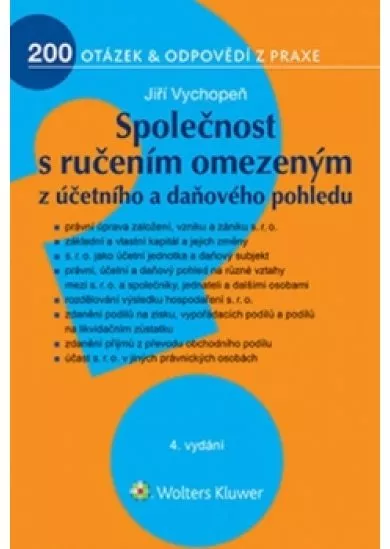 Společnost s ručením omezeným z účetního