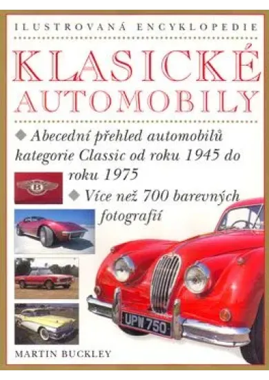 Klasické automobily - Abecední přehled automobilů kategorie Classic od roku 1945 do roku 1975...
