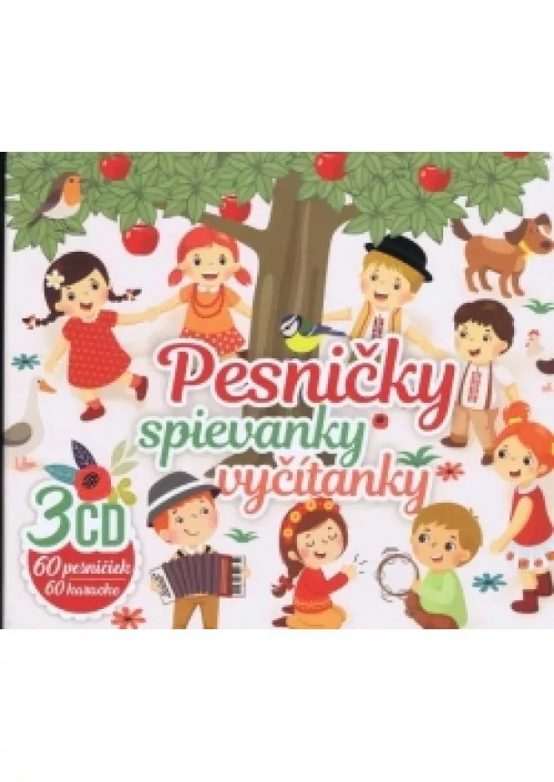 autor neuvedený - 3CD BOX  Pesničky, Spievanky, Vyčítanky