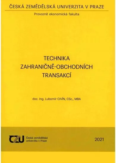 Technika zahraničně-obchodních transakcí