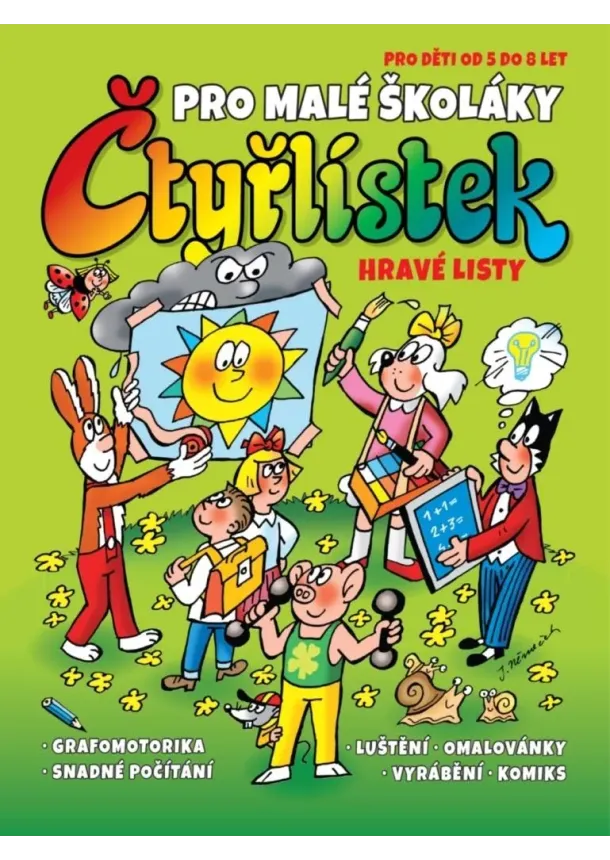 Čtyřlístek pro malé školáky - Hravé listy pro děti od 5 do 8 let