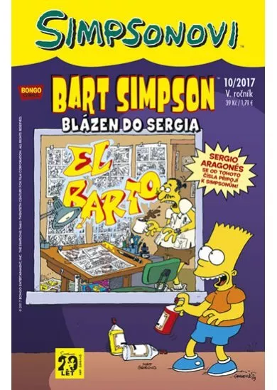 Simpsonovi - Bart Simpson 10/2017 - Blázen do Sergia