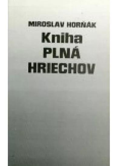 Kniha plná hriechov