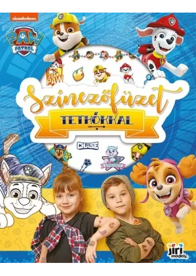 Színezőfüzet tetkókkal - Mancs őrjárat (új kiadás)