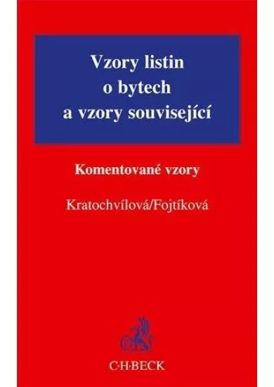 Vzory listin o bytech a vzory související