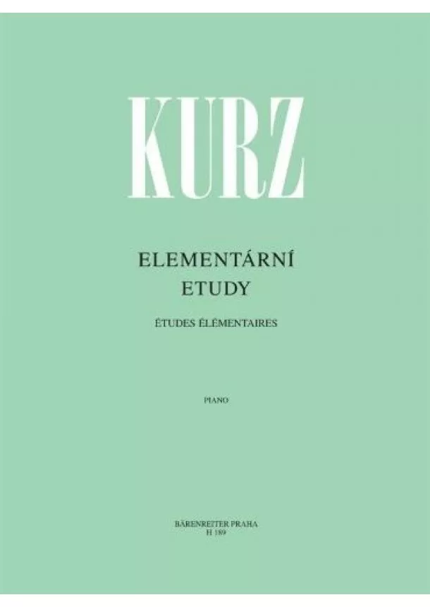 Vilém Kurz - Elementární etudy