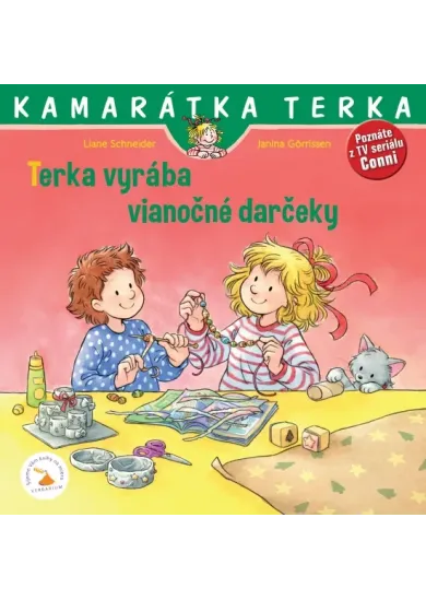 Terka vyrába vianočné darčeky