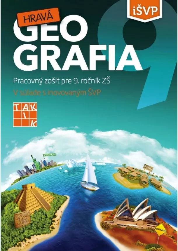 Kolektív autorov - Hravá geografia 9 PZ ( 3.vyd.)