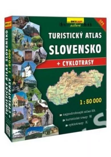 Turistický atlas SLOVENSKO 1:50 000  