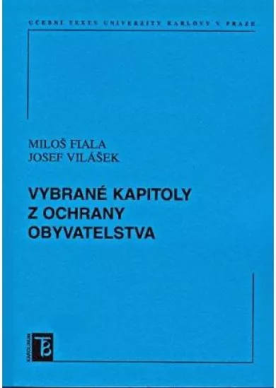 Vybrané kapitoly z ochrany obyvatelstva