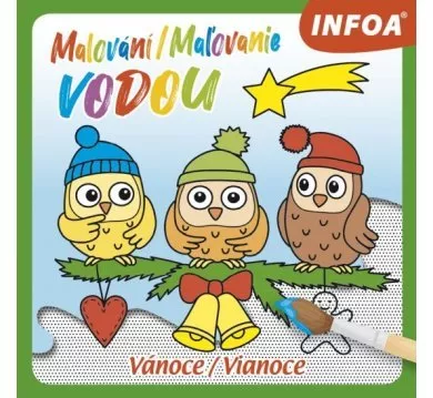 Malování / Maľovanie vodou - Vánoce / Vianoce