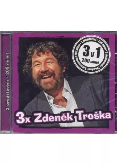 TROŠKA ZDENĚK  3X ZDENĚK TROŠKA (MP3-CD)