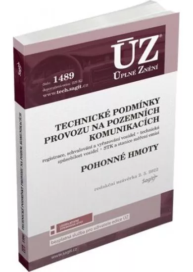 ÚZ 1489 Technické podmínky provozu