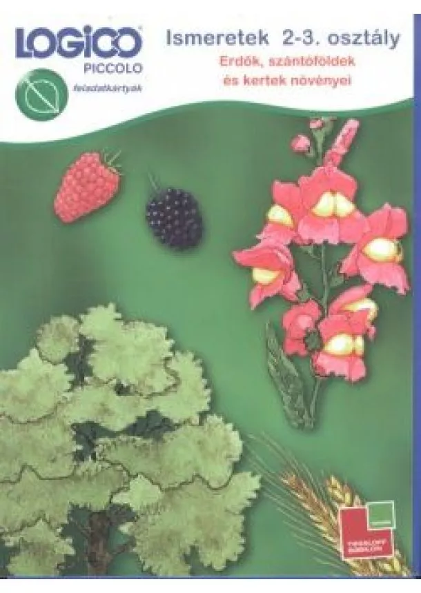 Ute Stephan - Logico Piccolo: Ismeretek 2-3. osztály (erdők, szántóföldek és kertek növényei) /Feladatkártyák