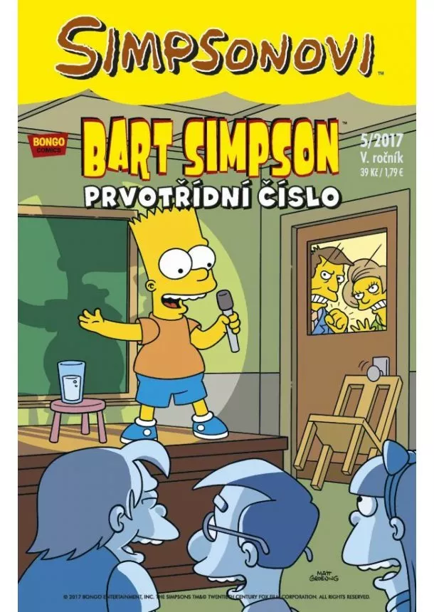 Matt Groening - Simpsonovi - Bart Simpson 5/2017 - Prvotřídní číslo
