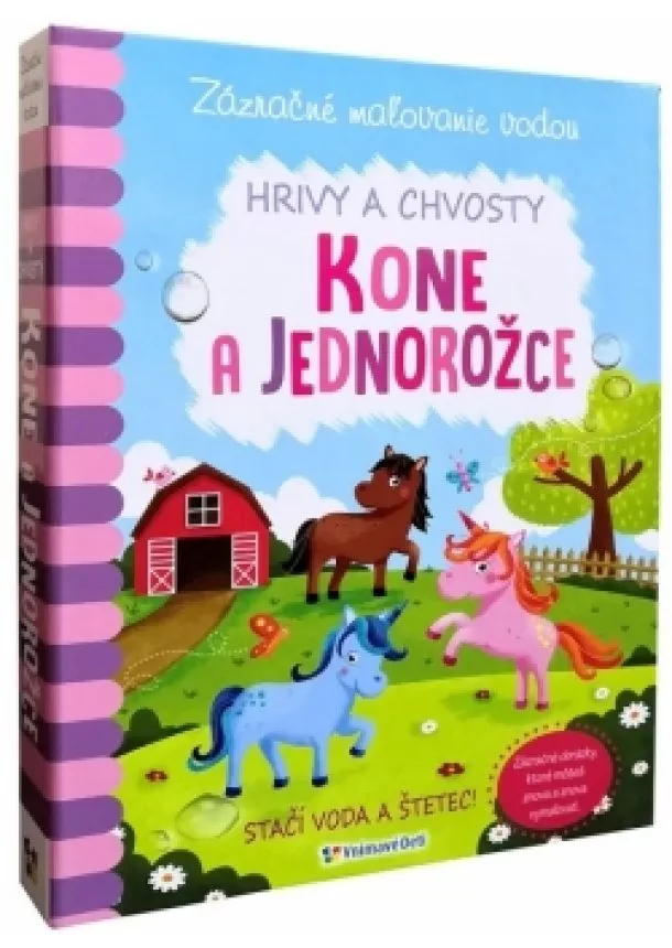 autor neuvedený - Kone a jednorožce - Zázračné maľovanie vodou