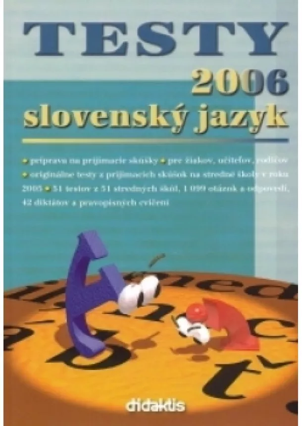 Jana Pavúková - Testy 2006 slovenský jazyk