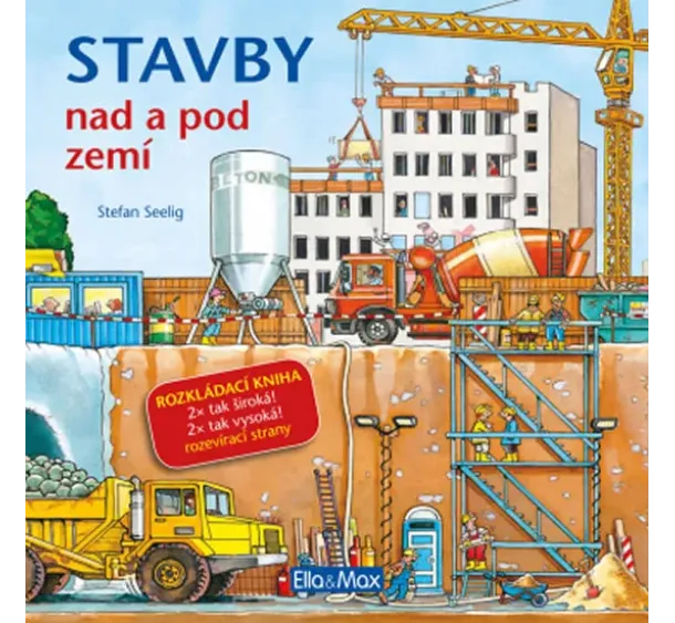 STAVBY NAD A POD ZEMÍ - Velkoformátová rozkládací kniha
