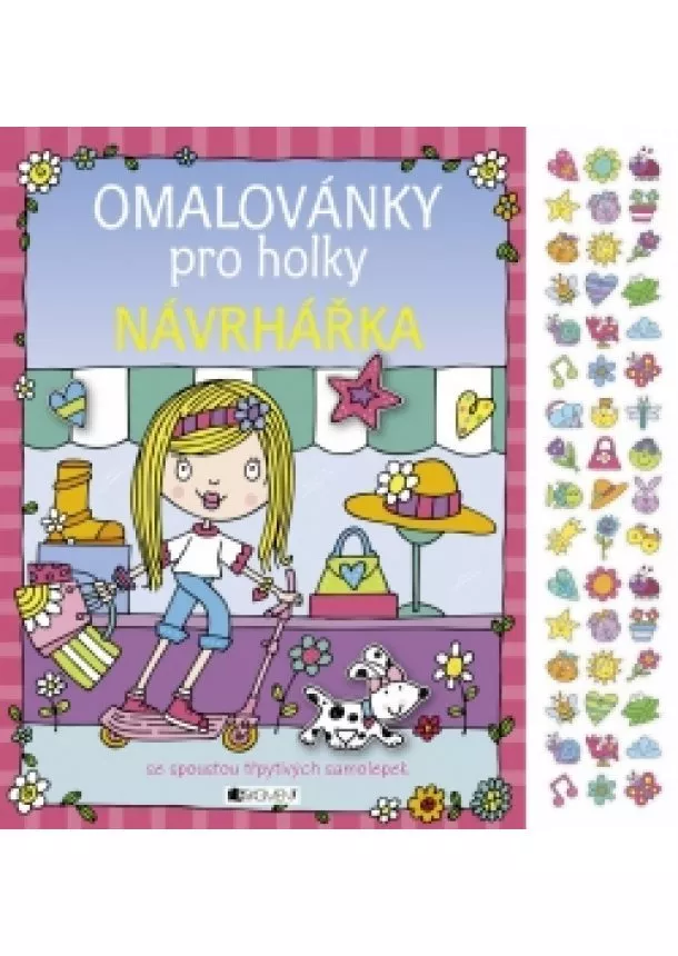 autora nemá - Omalovánky pro holky – Návrhářka