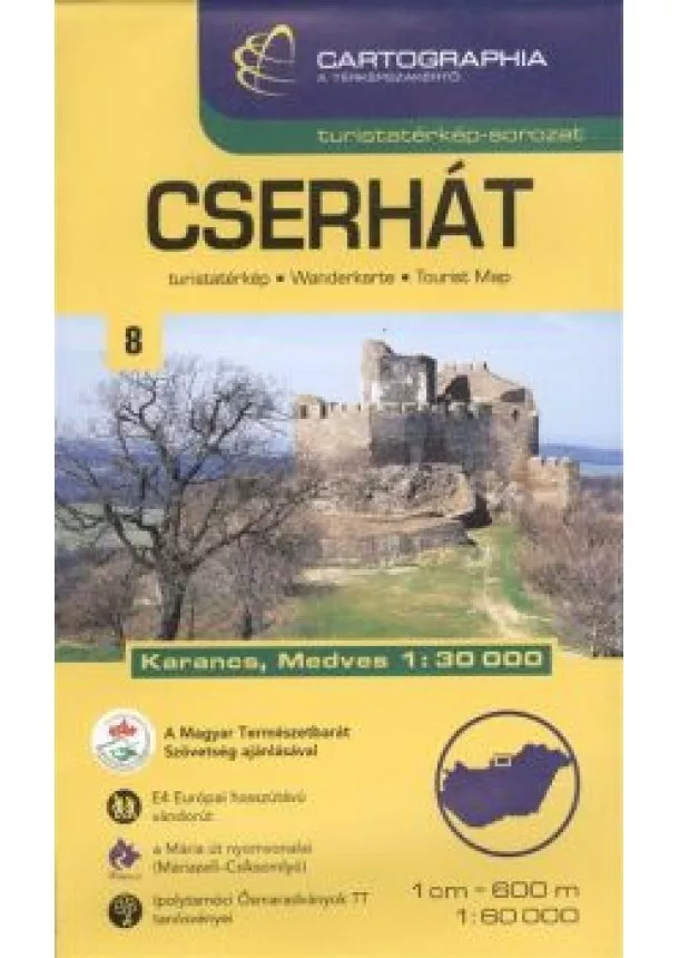 Térkép - Cserhát - Turistatérkép-sorozat 8.